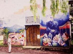 jon-studying-mural-about-archbishop-oscar-romero-el-salvador